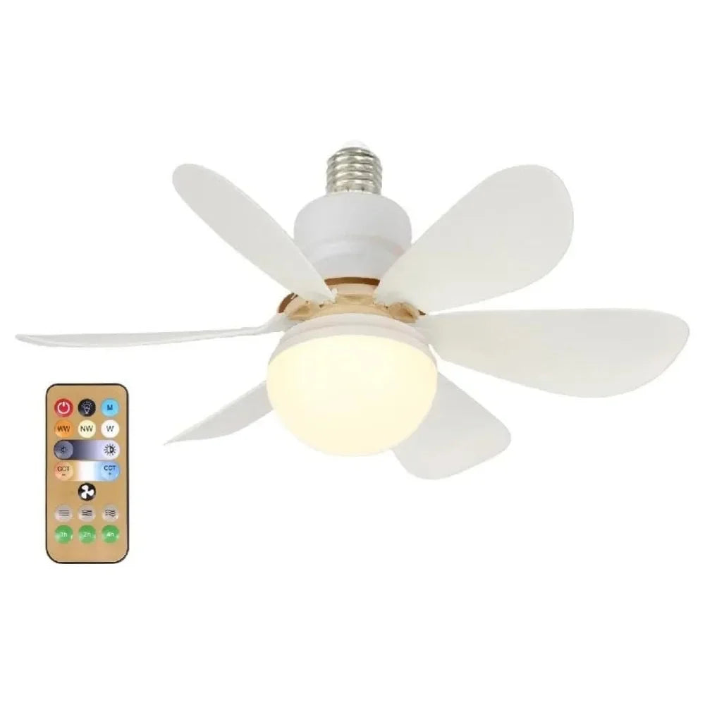 LED Remote Ceiling Fan With Light